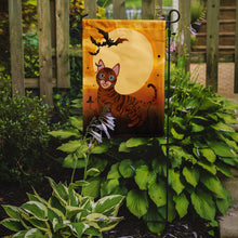 Load image into Gallery viewer, Halloween Toyger Cat Garden Flag - Outdoor Decorative Yard Flag BB4459GF