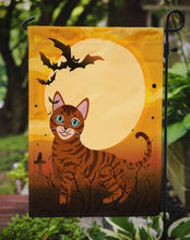 Load image into Gallery viewer, Halloween Toyger Cat Garden Flag - Outdoor Decorative Yard Flag BB4459GF
