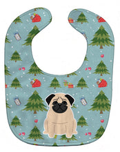 Load image into Gallery viewer, Christmas Pug Fawn Baby Bib BB4668BIB