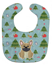 Load image into Gallery viewer, Christmas French Bulldog Cream Baby Bib BB4670BIB