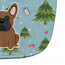Load image into Gallery viewer, Christmas French Bulldog Brown Baby Bib BB4673BIB