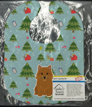 Load image into Gallery viewer, Christmas Norwich Terrier Baby Bib BB4680BIB