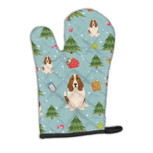 Load image into Gallery viewer, Christmas Basset Hound Oven Mitt BB4681OVMT