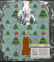 Load image into Gallery viewer, Christmas Karelian Bear Dog Baby Bib BB4682BIB