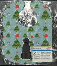 Load image into Gallery viewer, Christmas Black Russian Terrier Baby Bib BB4686BIB