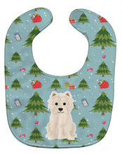 Load image into Gallery viewer, Christmas Westie Baby Bib BB4702BIB
