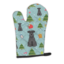 Load image into Gallery viewer, Christmas Miniature Schanuzer Black Oven Mitt BB4711OVMT