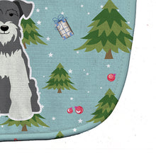 Load image into Gallery viewer, Christmas Miniature Schanuzer Salt and Pepper Baby Bib BB4714BIB