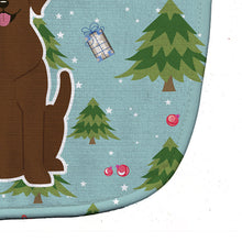 Load image into Gallery viewer, Christmas Chocolate Labrador Baby Bib BB4716BIB