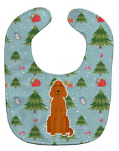 Load image into Gallery viewer, Christmas Irish Setter Baby Bib BB4724BIB