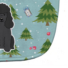 Load image into Gallery viewer, Christmas Poodle Black Baby Bib BB4731BIB