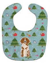 Load image into Gallery viewer, Christmas Brittany Spaniel Baby Bib BB4732BIB