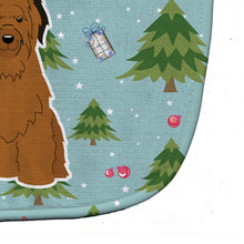 Load image into Gallery viewer, Christmas Briard Brown Baby Bib BB4742BIB