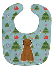 Load image into Gallery viewer, Christmas Briard Brown Baby Bib BB4742BIB