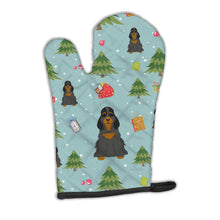 Load image into Gallery viewer, Christmas Cocker Spaniel Black Tan Oven Mitt BB4753OVMT