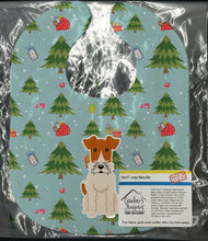 Load image into Gallery viewer, Christmas Wire Fox Terrier Baby Bib BB4761BIB