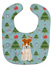 Load image into Gallery viewer, Christmas Wire Fox Terrier Baby Bib BB4761BIB