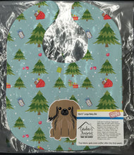 Load image into Gallery viewer, Christmas Pekingnese Tan Baby Bib BB4762BIB