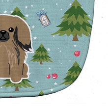Load image into Gallery viewer, Christmas Pekingnese Tan Baby Bib BB4762BIB