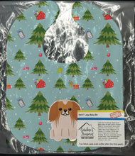 Load image into Gallery viewer, Christmas Pekingnese Red White Baby Bib BB4763BIB