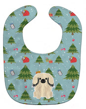 Load image into Gallery viewer, Christmas Pekingnese Cream Baby Bib BB4766BIB