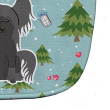Load image into Gallery viewer, Christmas Chinese Crested Black Baby Bib BB4772BIB