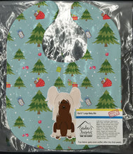 Load image into Gallery viewer, Christmas Chinese Crested Cream Baby Bib BB4773BIB