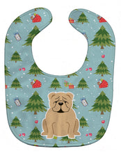 Load image into Gallery viewer, Christmas English Bulldog Fawn Baby Bib BB4784BIB