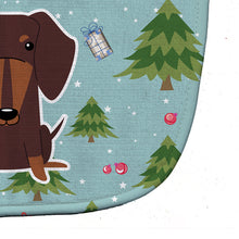 Load image into Gallery viewer, Christmas Dachshund Chocolate Baby Bib BB4791BIB
