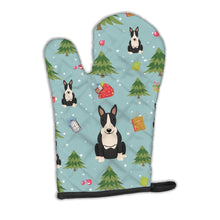 Load image into Gallery viewer, Christmas Bull Terrier Black White Oven Mitt BB4793OVMT
