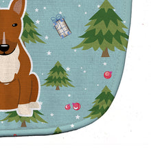 Load image into Gallery viewer, Christmas Bull Terrier Red Baby Bib BB4794BIB