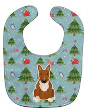 Load image into Gallery viewer, Christmas Bull Terrier Red Baby Bib BB4794BIB