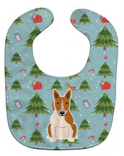 Load image into Gallery viewer, Christmas Bull Terrier Red White Baby Bib BB4795BIB