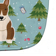 Load image into Gallery viewer, Christmas Bull Terrier Brindle Baby Bib BB4797BIB
