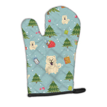 Load image into Gallery viewer, Christmas Chow Chow White Oven Mitt BB4800OVMT