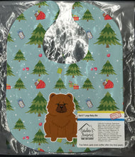 Load image into Gallery viewer, Christmas Chow Chow Red Baby Bib BB4802BIB