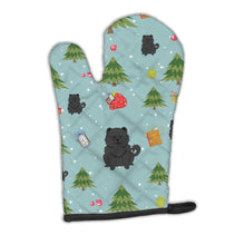Load image into Gallery viewer, Christmas Chow Chow Black Oven Mitt BB4803OVMT