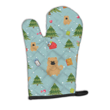 Load image into Gallery viewer, Christmas Chow Chow Cream Oven Mitt BB4804OVMT