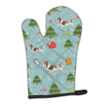 Load image into Gallery viewer, Christmas Basset Hound Oven Mitt BB4826OVMT