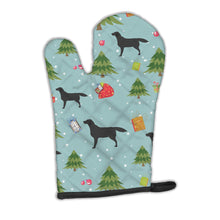 Load image into Gallery viewer, Christmas Black Labrador Retriever Oven Mitt BB4832OVMT