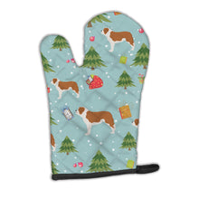 Load image into Gallery viewer, Christmas Saint Bernard Oven Mitt BB4900OVMT