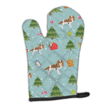 Load image into Gallery viewer, Christmas Cavalier King Charles Spaniel Blenheim Oven Mitt BB4921OVMT