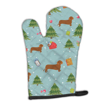 Load image into Gallery viewer, Christmas Red Dachshund Oven Mitt BB4942OVMT