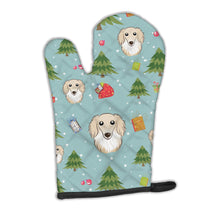 Load image into Gallery viewer, Christmas Longhair Creme Dachshund Oven Mitt BB5001OVMT