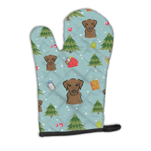 Load image into Gallery viewer, Christmas Chocolate Labrador Oven Mitt BB5023OVMT