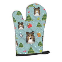 Load image into Gallery viewer, Christmas Sheltie Oven Mitt BB5031OVMT