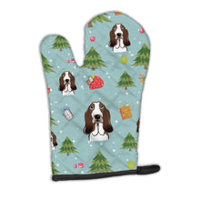 Load image into Gallery viewer, Christmas Basset Hound Oven Mitt BB5032OVMT