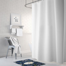 Load image into Gallery viewer, Blue Flowers Pomeranian Machine Washable Memory Foam Mat BB5058RUG