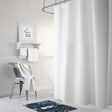 Load image into Gallery viewer, Blue Flowers Alaskan Malamute Machine Washable Memory Foam Mat BB5069RUG