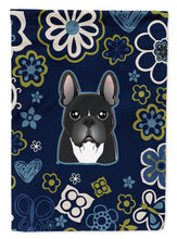 Load image into Gallery viewer, Blue Flowers French Bulldog Garden Flag - Outdoor Decorative Yard Flag BB5078GF